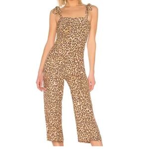 Faithfull the Brand Leopard Print Elsa Jumpsuit